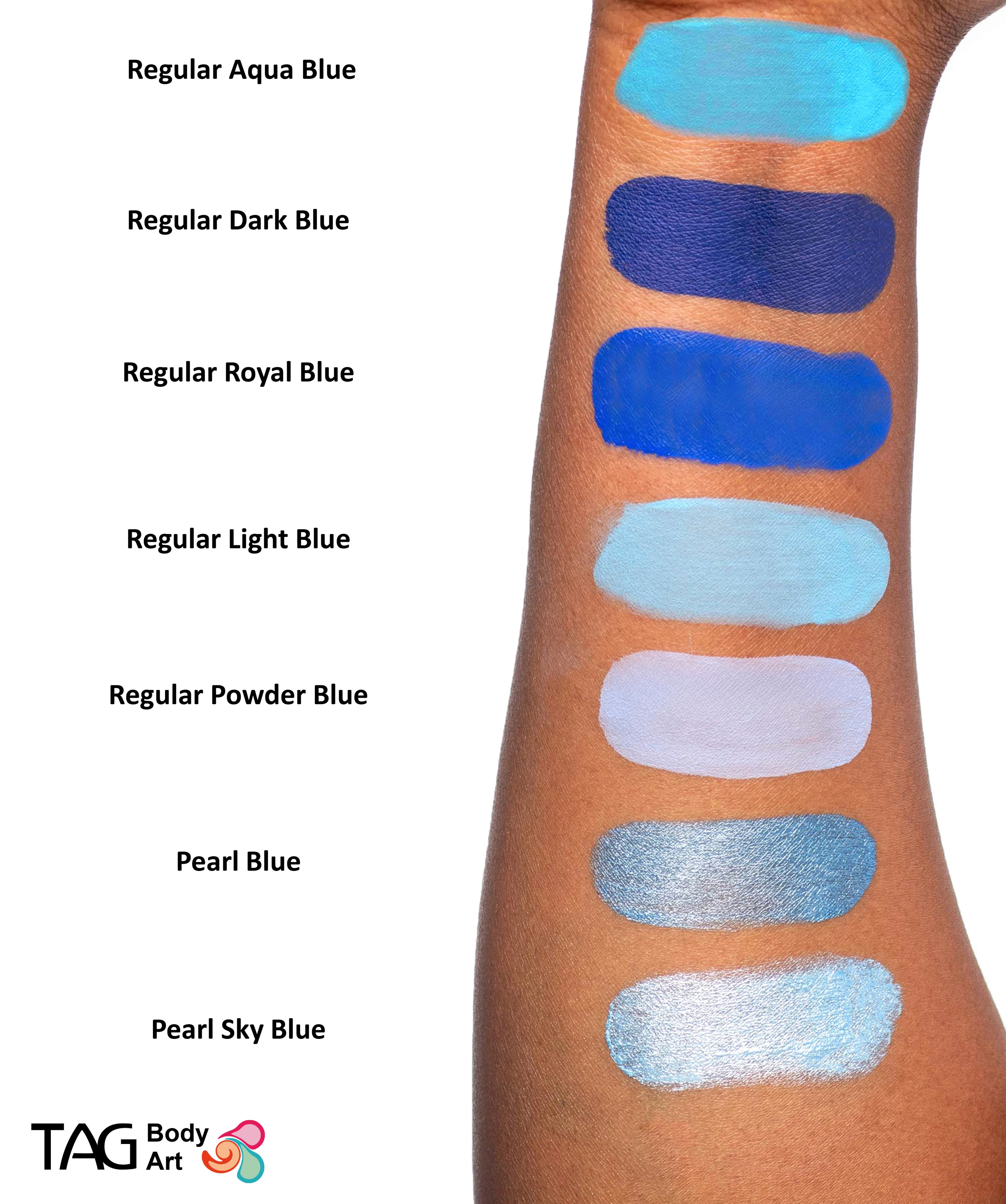 Face and Body Paint - Pearl -  Blue