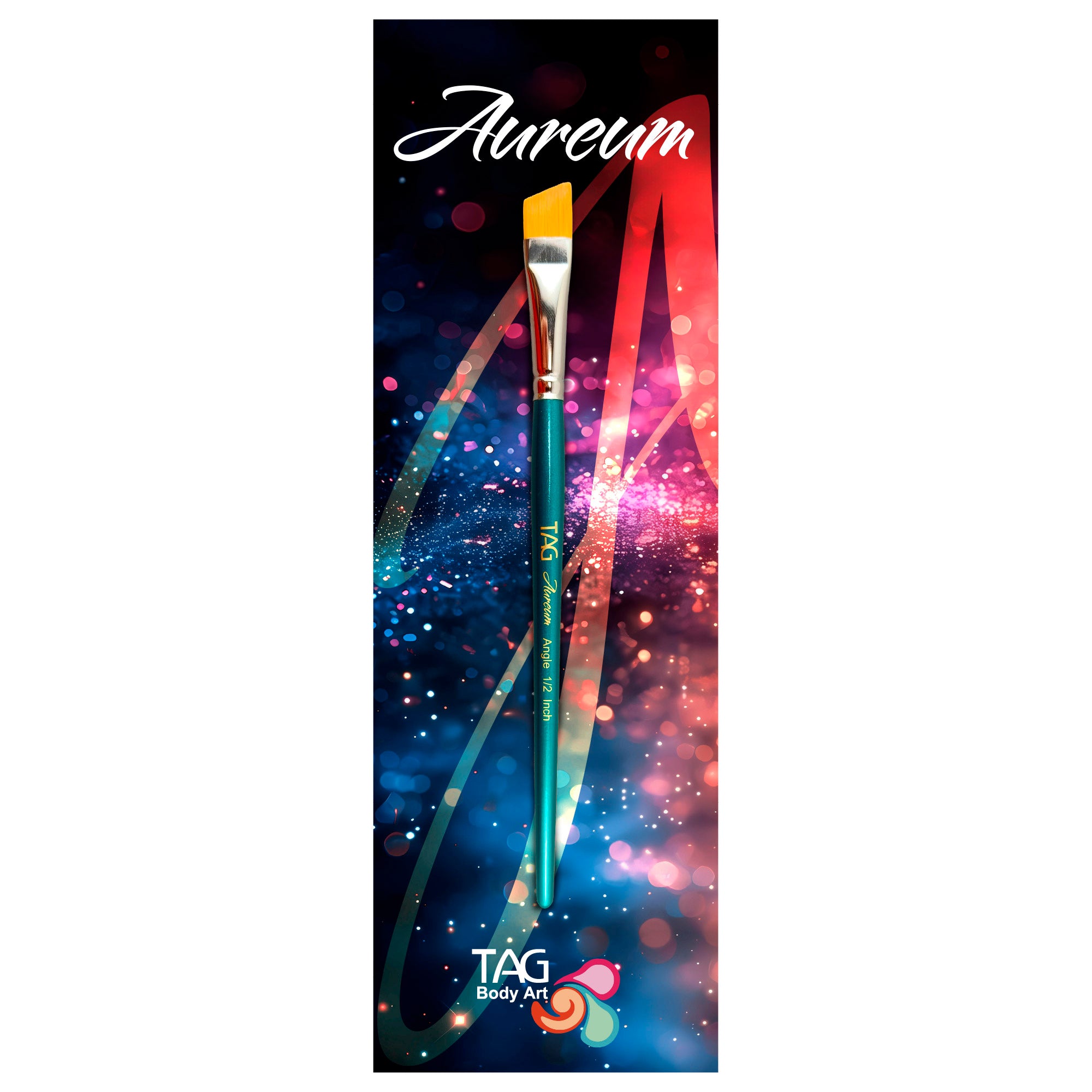 TAG Aureum Angle Face and Body Paint Brush - 1/2 Inch