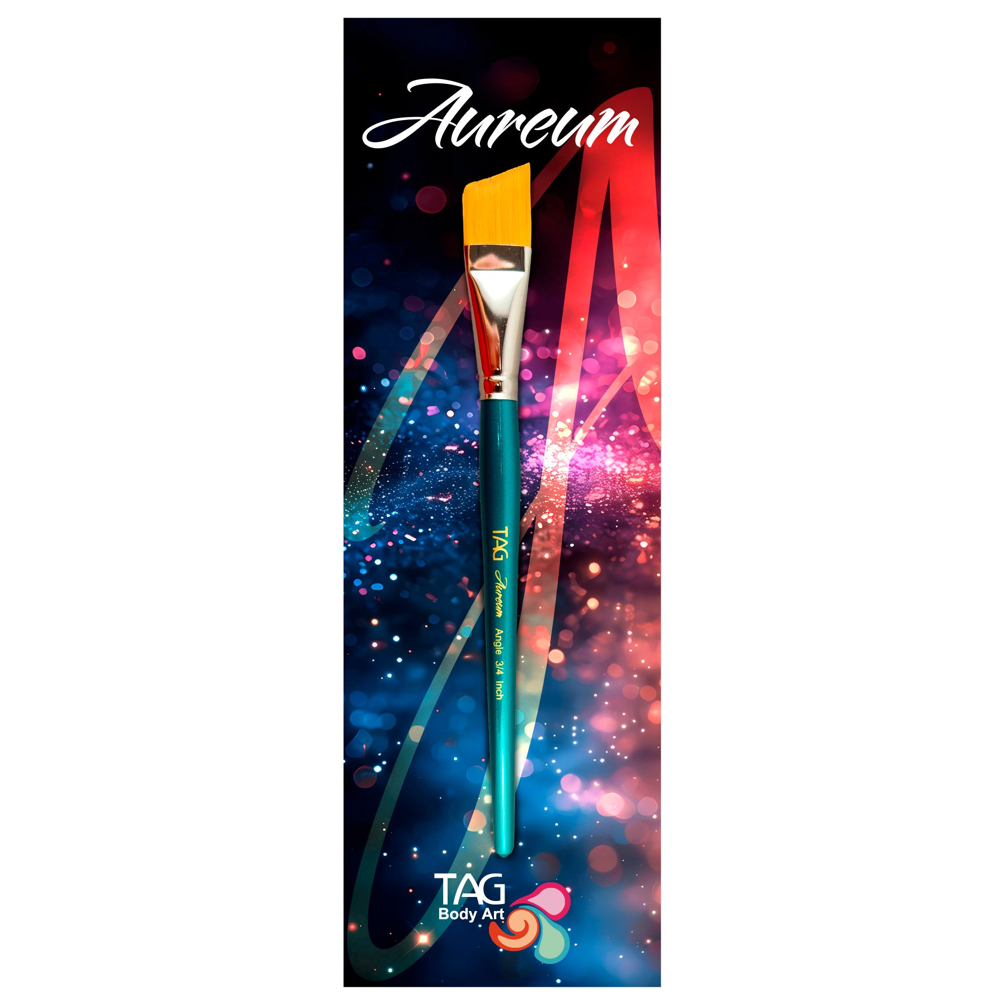 TAG Aureum Angle Face and Body Paint Brush - 3/4 Inch