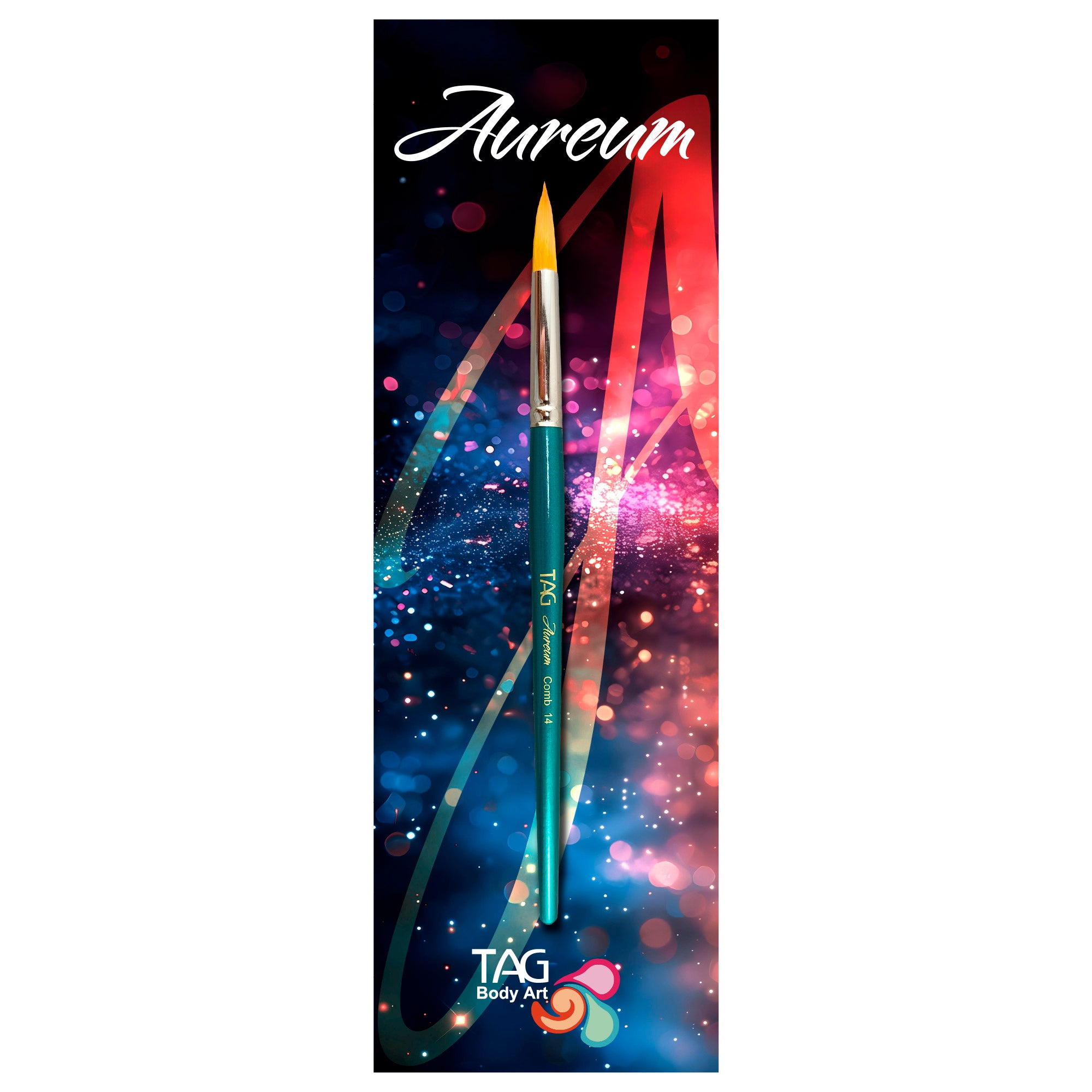 TAG Aureum Comb Face and Body Paint Brush - Size 14