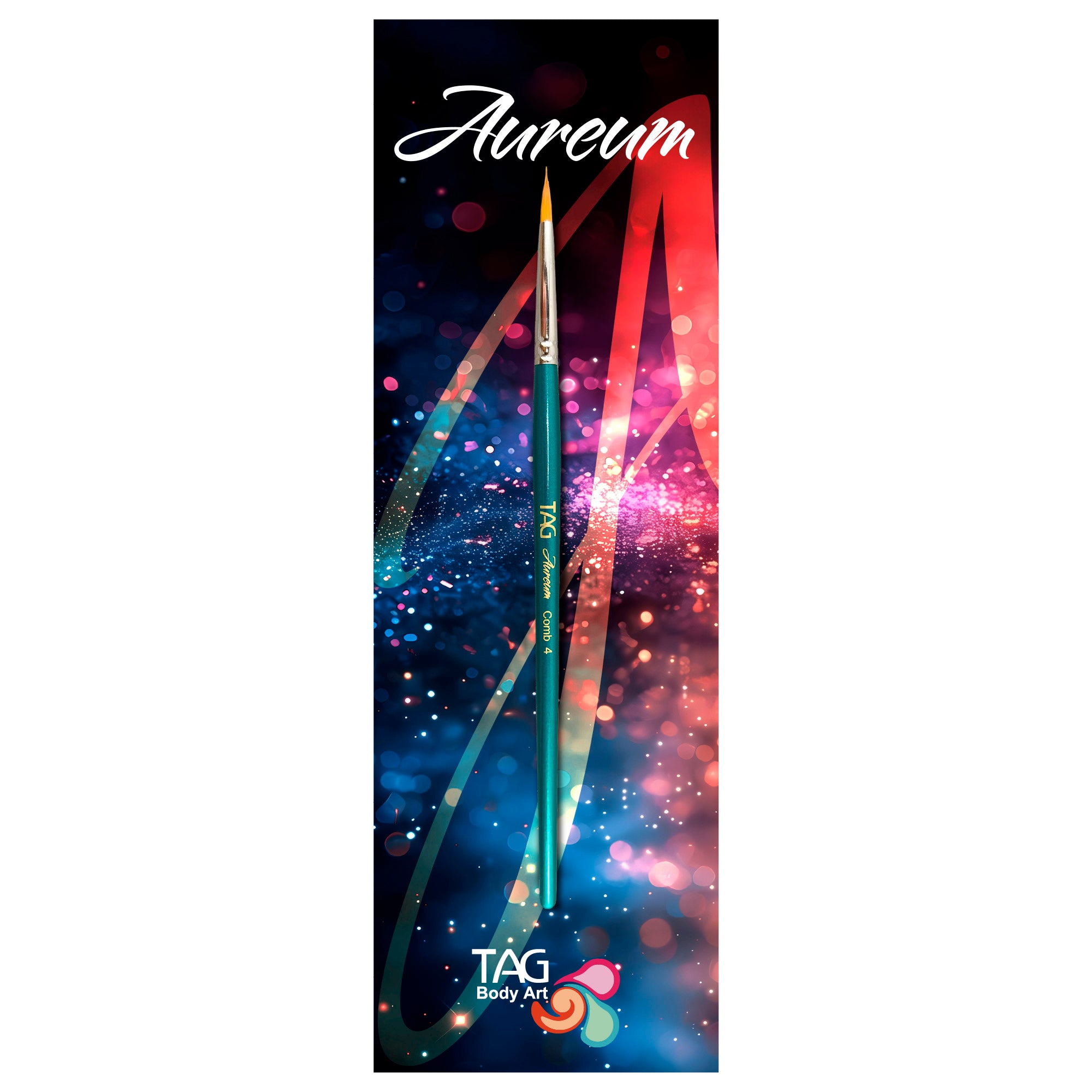 TAG Aureum Comb Face and Body Paint Brush - Size 4