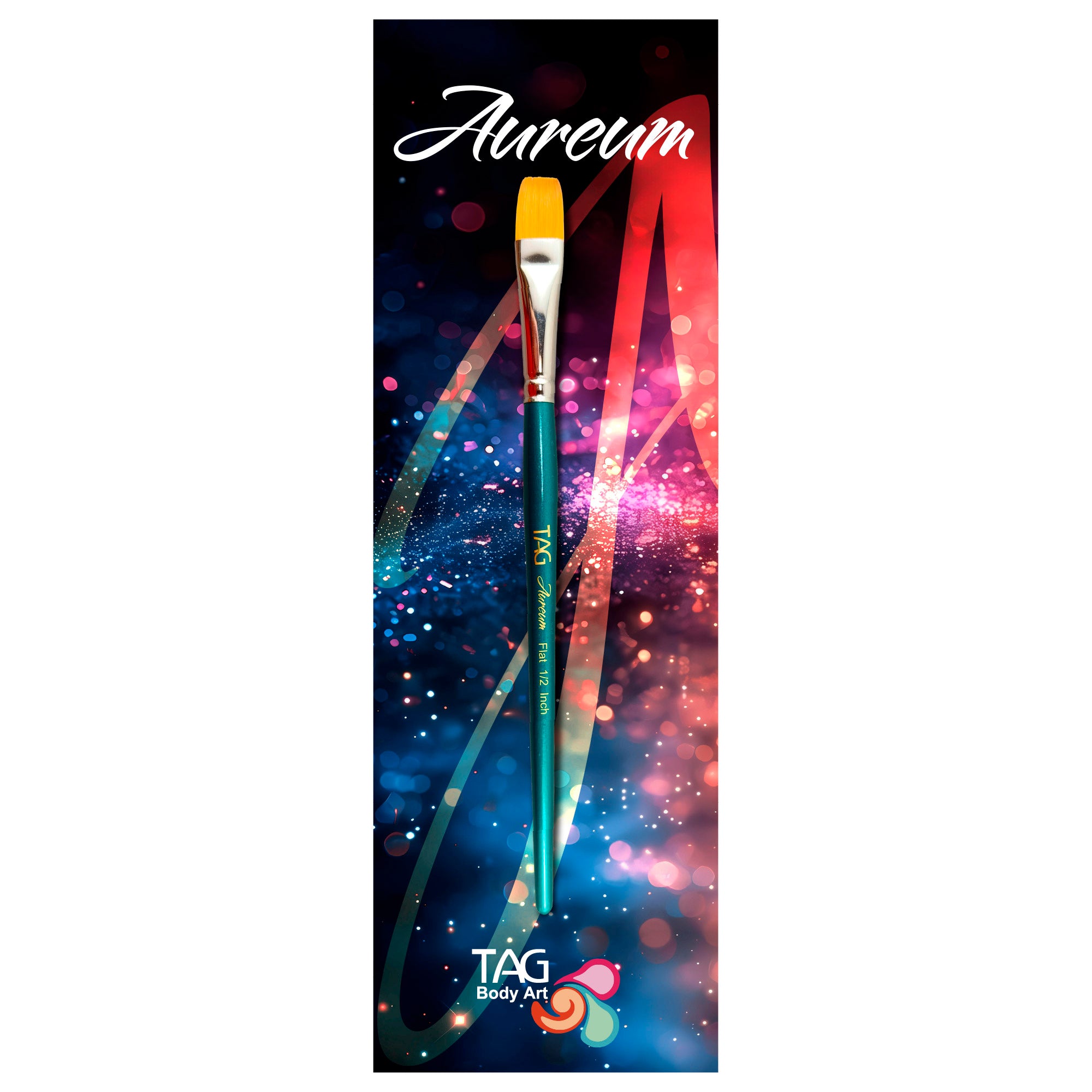 TAG Aureum Flat Face and Body Paint Brush - 1/2 Inch