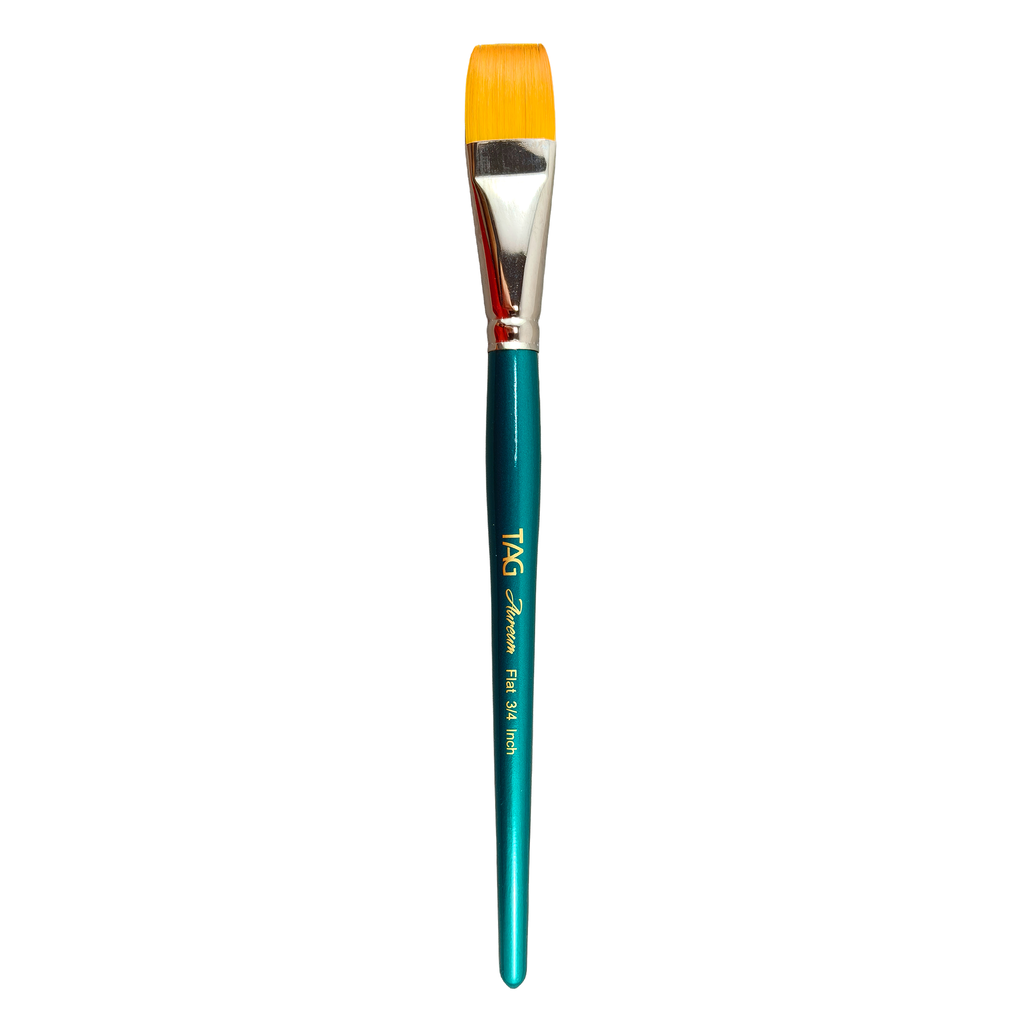 TAG Aureum Flat Face and Body Paint Brush - 3/4 Inch