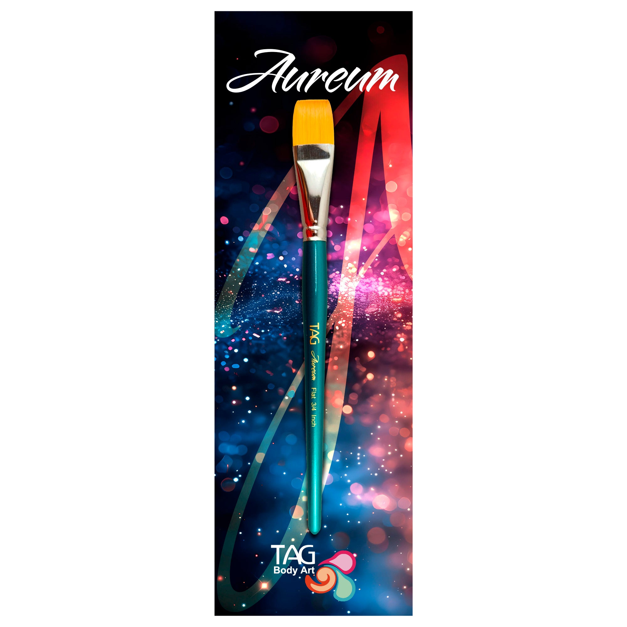 TAG Aureum Flat Face and Body Paint Brush - 3/4 Inch