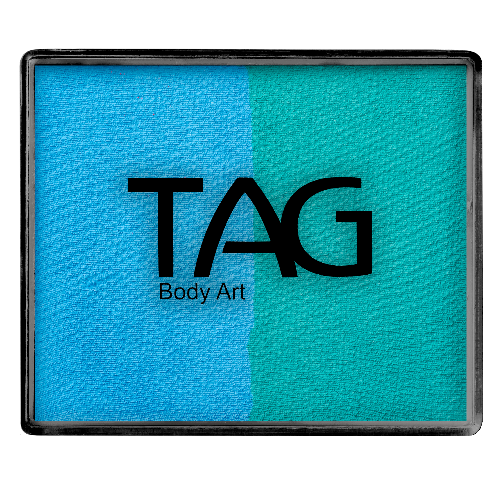 Face Paint Split Cake - Teal and Light Blue